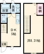 パルSentosa輝 Dの間取り画像