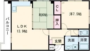 コモドカーサ新神戸の間取り画像