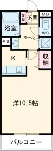 ウイングス7番館の間取り画像
