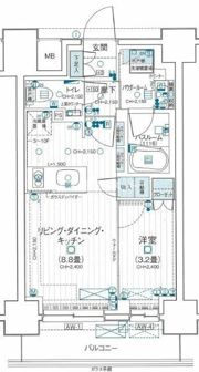 デュオステージ海老名Ⅱの間取り画像