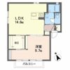 ディアス河田の間取り画像
