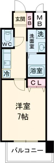 ピアグレース神戸の間取り画像