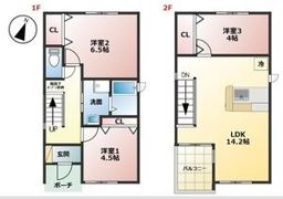 名古屋市緑区篭山一丁目 KODATEXⅠの間取り画像