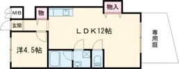 メゾン富雄の間取り画像