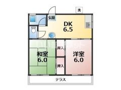 ヴィラ霞の間取り画像