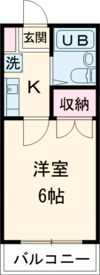 ハイツ福生の間取り画像