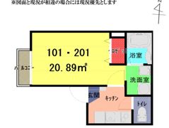 レガーロ霞ヶ関北の間取り画像