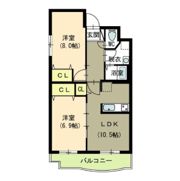リヴェールあおばの間取り画像