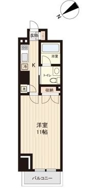 プラティーク清澄白河の間取り画像