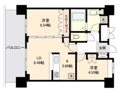 リボンシティコミュニティの間取り画像