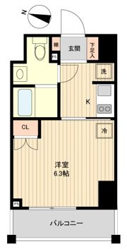 レノス新子安の間取り画像