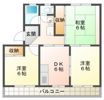 エステートⅠ高柳の間取り画像