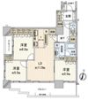 イーストゲートタワー川口の間取り画像