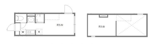 ニコ春日町の間取り画像
