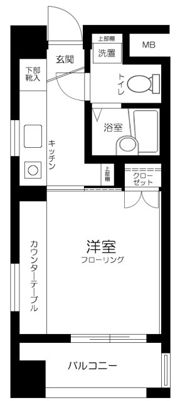 バージュアル武蔵小杉の間取り画像