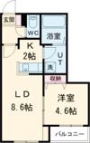 PERFECT PARTNER RESIDENCE A棟の間取り画像