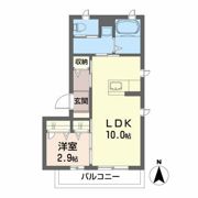 シャルールの間取り画像