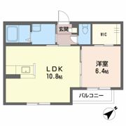メロディハート B棟の間取り画像