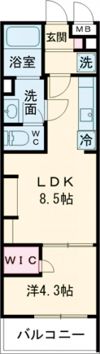 リブリ・中山手の間取り画像