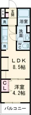 リブリ・中山手の間取り画像