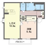 フレグランスE IIの間取り画像