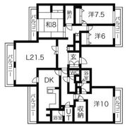 アビタシオン泉の間取り画像