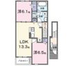 パラディ 久山弐番館の間取り画像