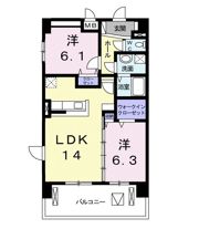 ファミリアレアーレの間取り画像