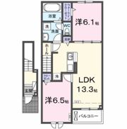 ソランジュの間取り画像