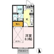 プリマベーラ Bの間取り画像