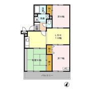グランメール藤原の間取り画像