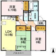 コーポシャトル A棟の間取り画像