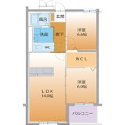 ハートフル クレアの間取り画像