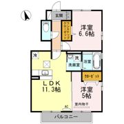 ロン・ラポール B棟の間取り画像