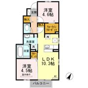 Casa Felice B棟の間取り画像