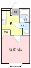 キャッスルハイツの間取り画像
