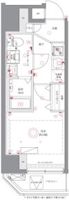 AZEST川崎大師Ⅲの間取り画像