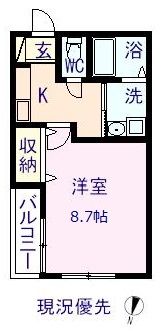 フリージア荒川の間取り画像