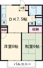 スカイビレッジの間取り画像