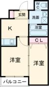 カーサフォルトゥナート羽曳野Ⅰの間取り画像