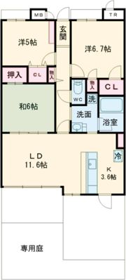 センチュリー加古川粟津の間取り画像