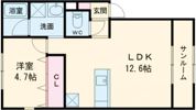 クラルスの間取り画像
