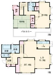 菱町2丁目戸建の間取り画像