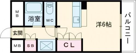ベルグリーン熊内の間取り画像