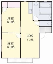 コーポ小野田の間取り画像