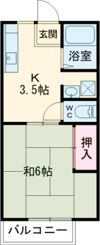 シーサイドハイツの間取り画像