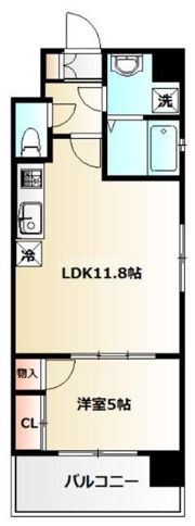 メルヴェーユ新宿の間取り画像