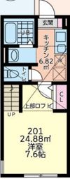 IDEAUS橋本壱番館の間取り画像