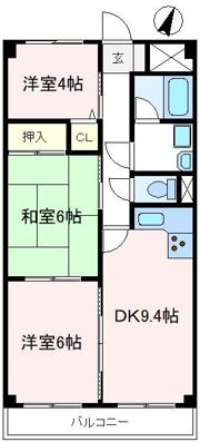 センチュリー狭山第2の間取り画像