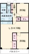 ハイムあじさいの間取り画像